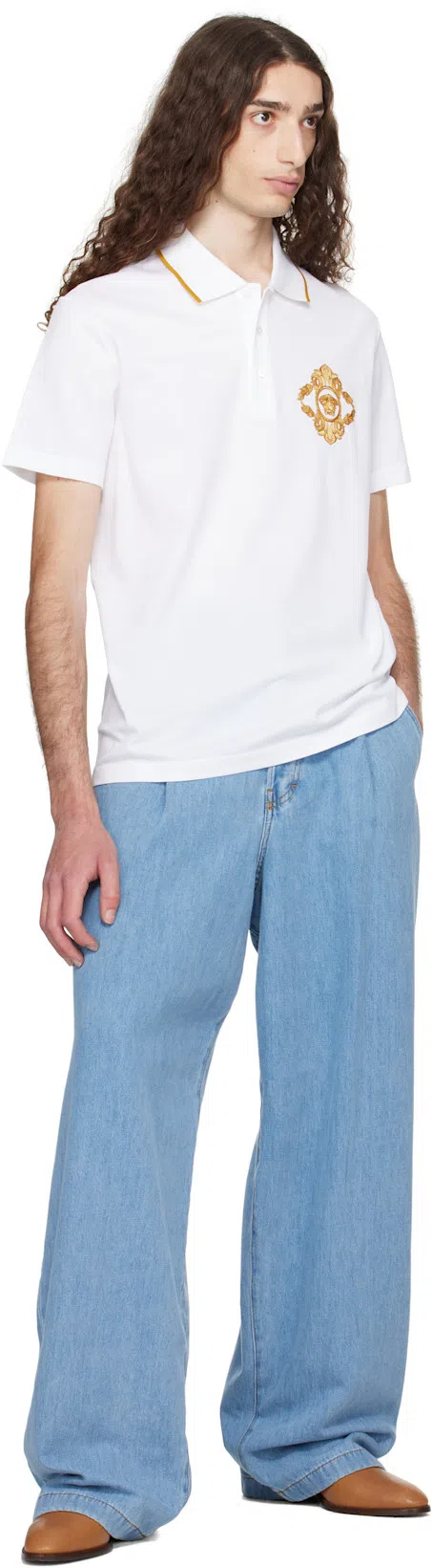 VALENTINO GARAVANI Tan Pat Boots In Qsn Roasted Pecan