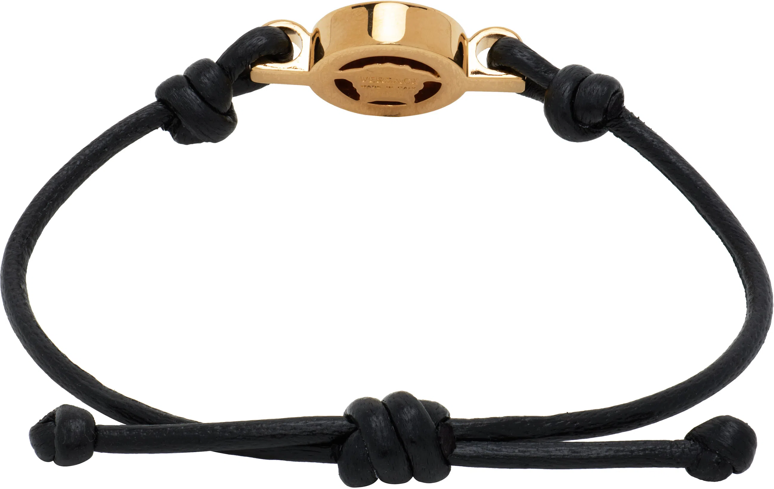 VERSACE Black Croc-effect Medusa '95 Loafers