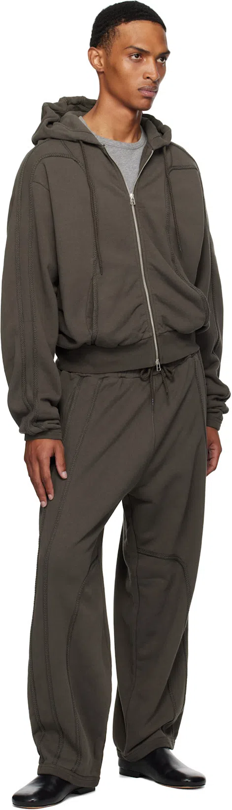 _J.L - A.L_ Brown Plio Hoodie