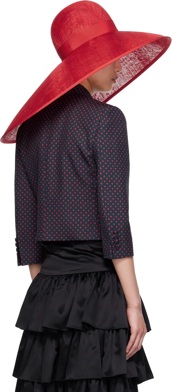 VALENTINO Gonna In Taffetà Arricciata In Black