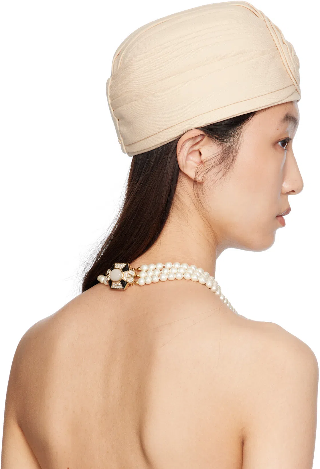 VALENTINO Printed Strapless Silk Chiffon Top In Multi