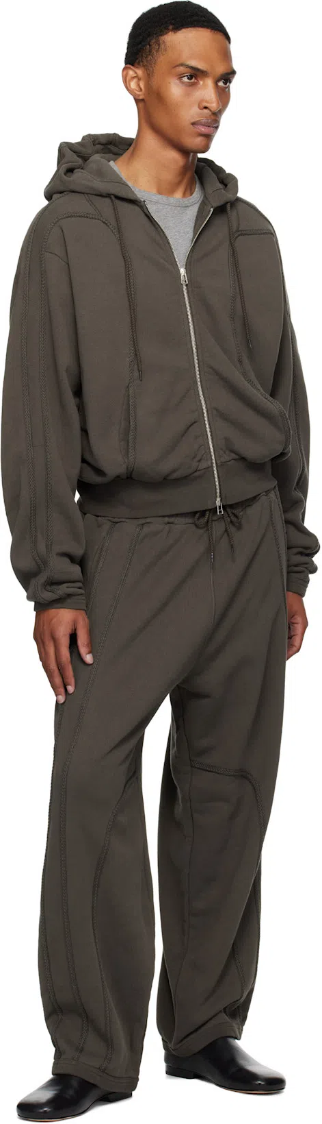 _J.L - A.L_ Brown Plio Hoodie