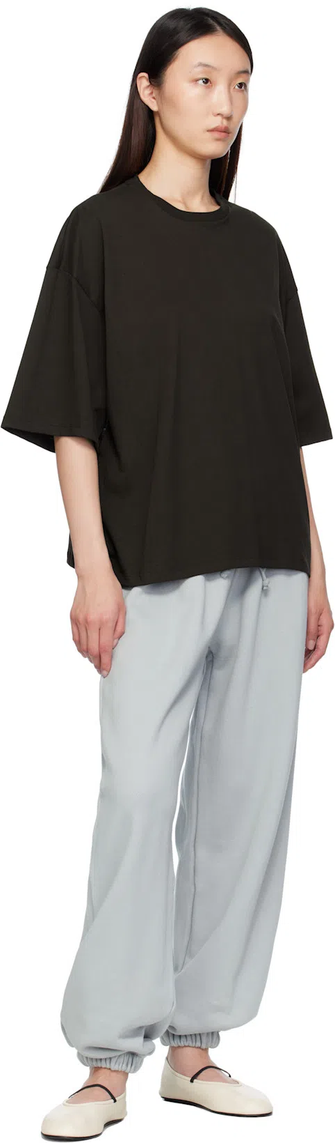 THE ROW Lambskin Band Ballerina Flats In Animal Print