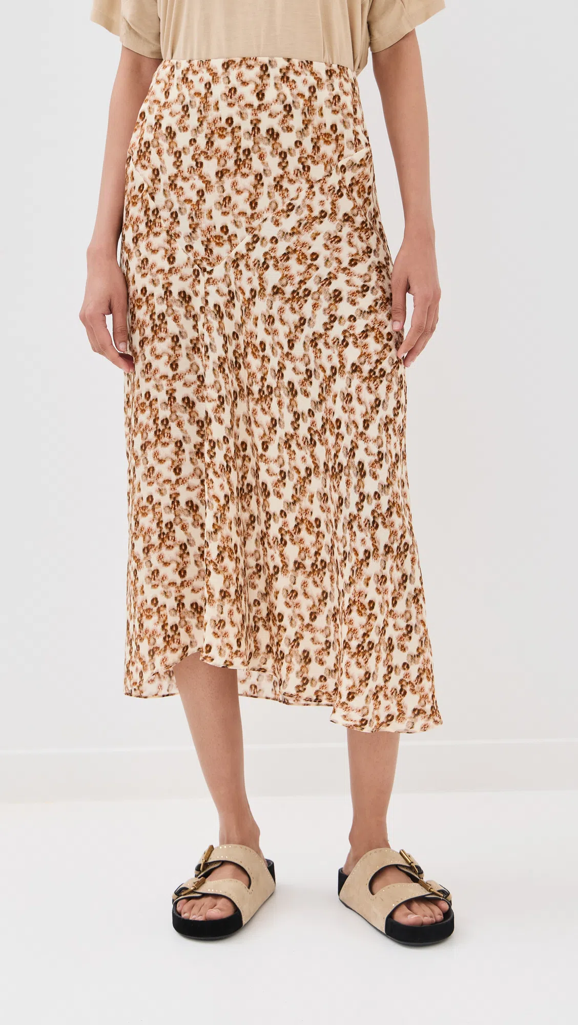 ISABEL MARANT "lisanne" Skirt In Brown