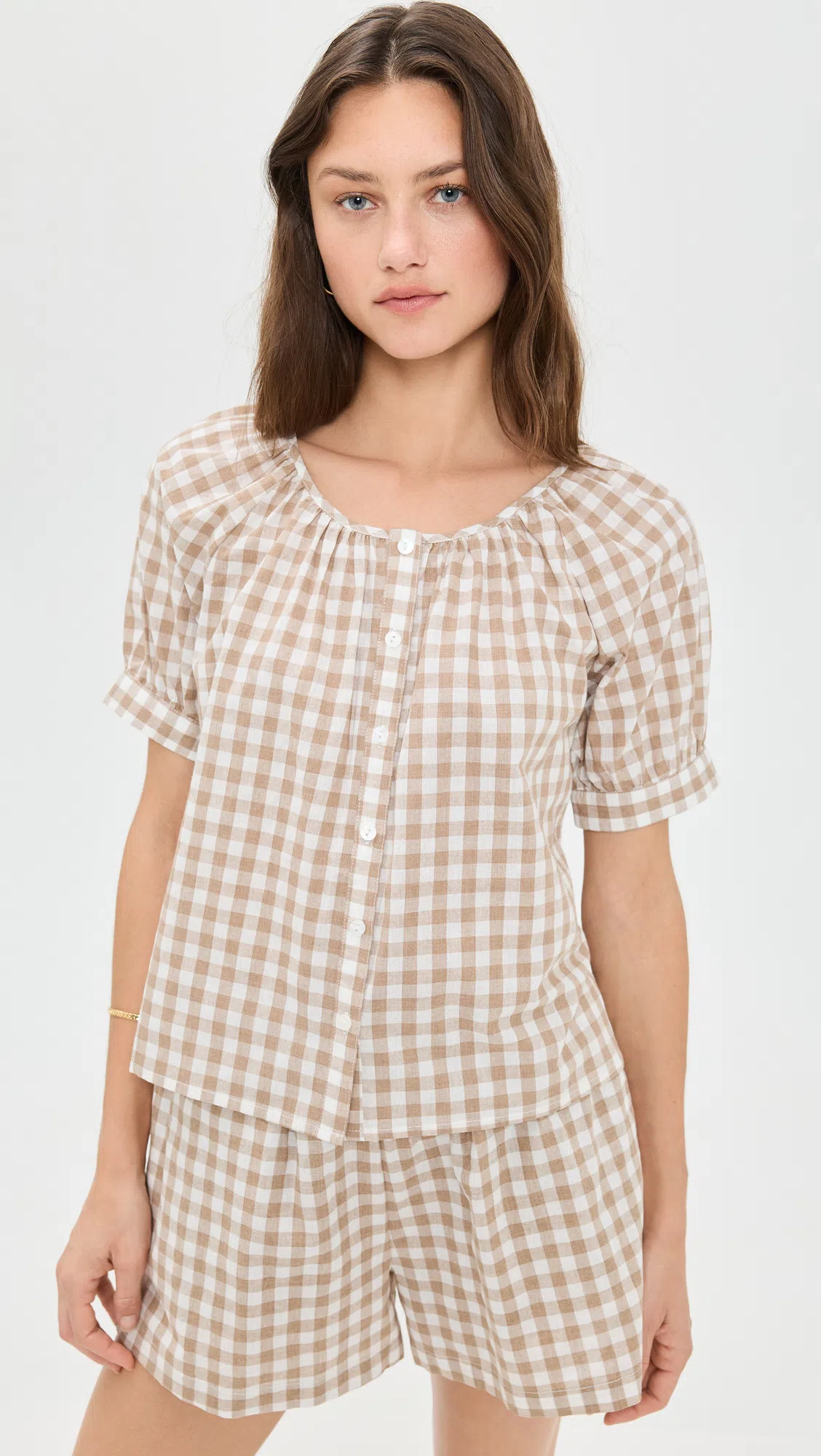 SHASHI Lauren 18k Goldplated Cuff Bracelet