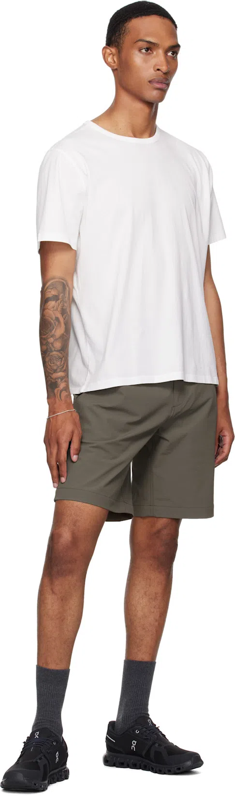 ON Lightweight Black Running Sneakers With Breathable Mesh