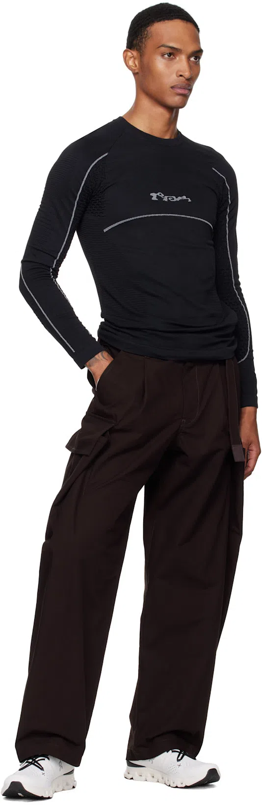 ON Cloud X 4 Rubber-trimmed Mesh Running Sneakers In White