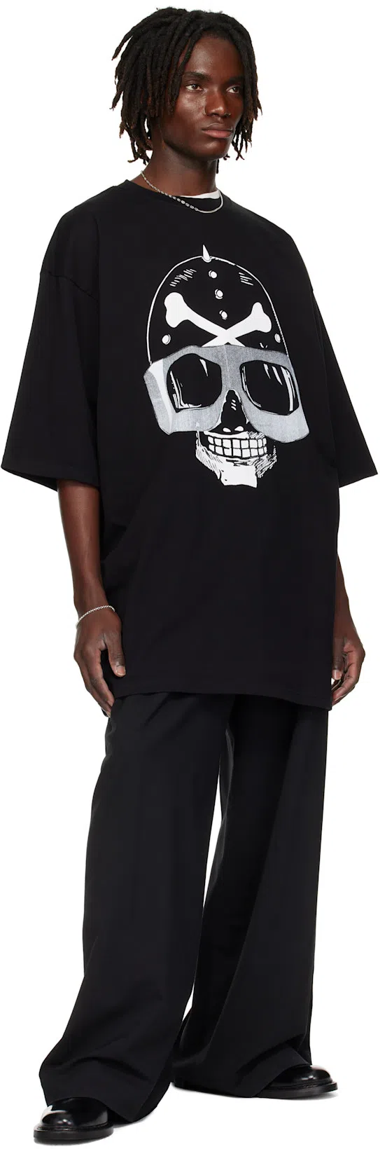 THE ROW Boxy Cut Cotton T-shirt With Short Sleeves In White