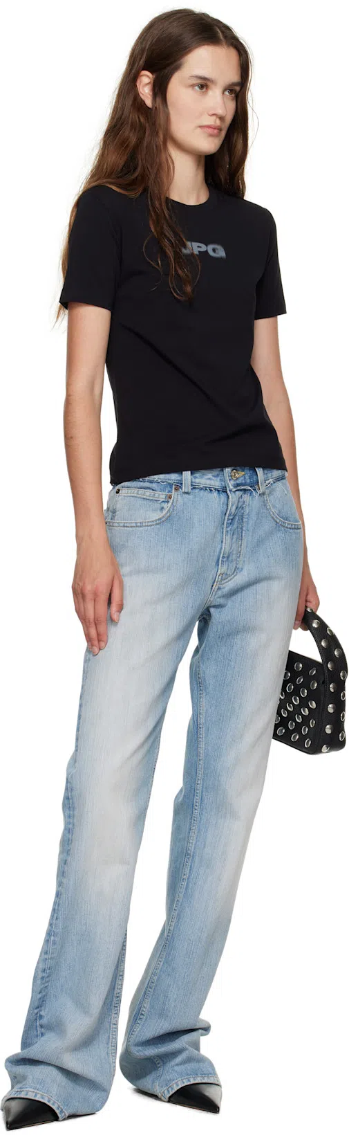 FERRAGAMO Dorye Leather Mule Pumps In Black