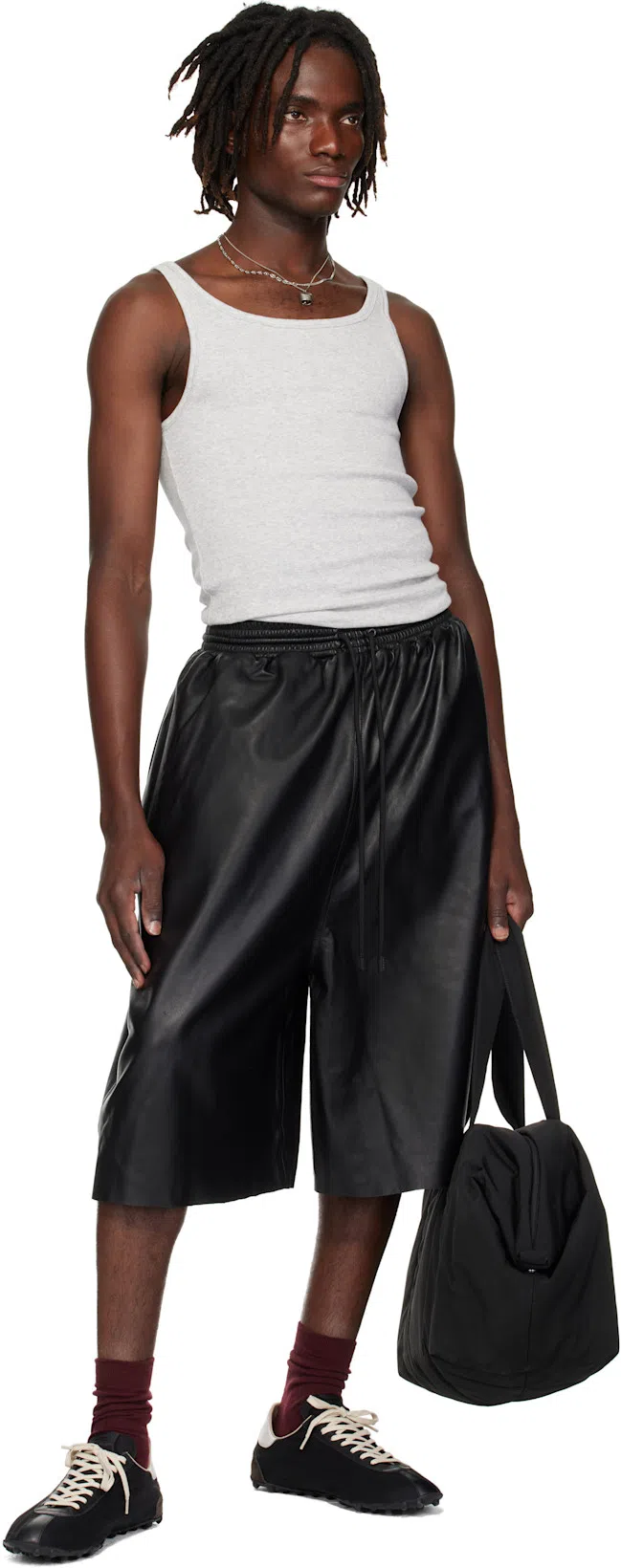 MAISON MARGIELA Sprinters Low Top Cotton Blend Sneakers In Black