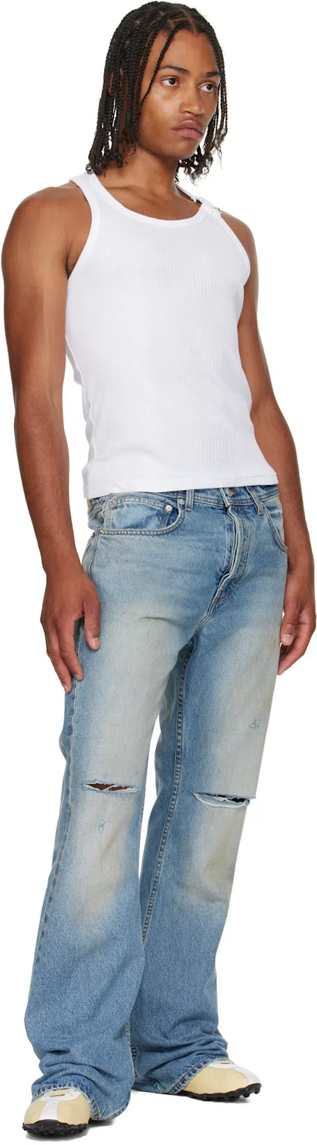 MAISON MARGIELA Sprinters Worn-out Effect Sneakers In Neutral