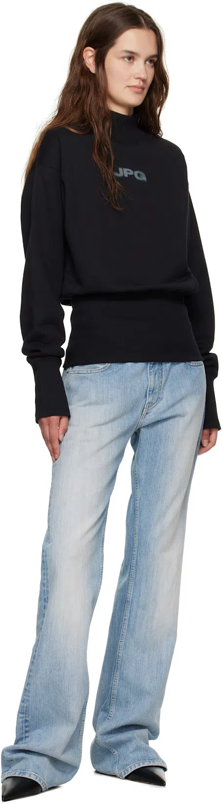 FERRAGAMO Dorye Leather Mule Pumps In Black