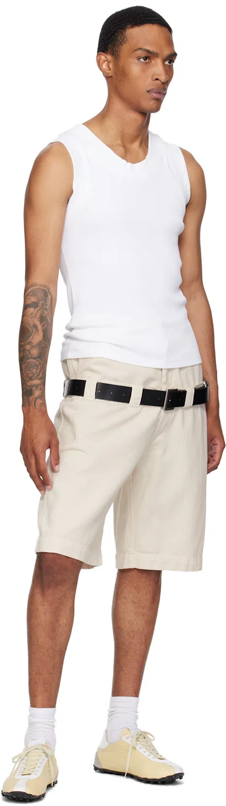 MAISON MARGIELA Sprinters Worn-out Effect Sneakers In Neutral