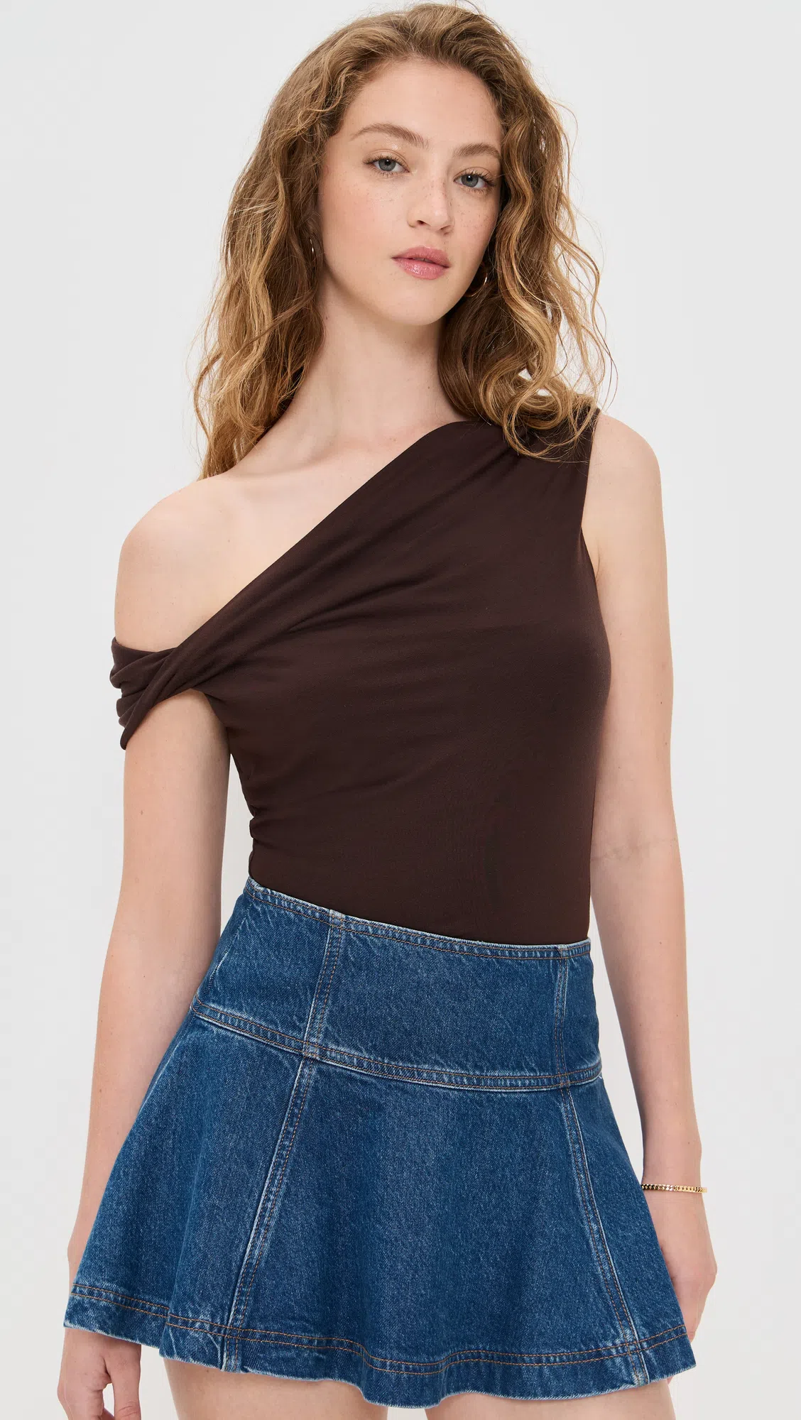 AGOLDE Temple Denim Trousers Belt Loops In Blue