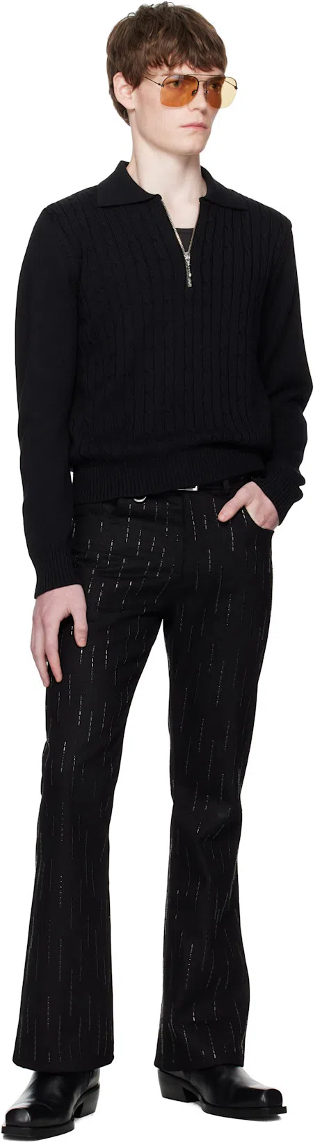 VERSACE Black Luciano Boots In 1b00e-black-rutheniu