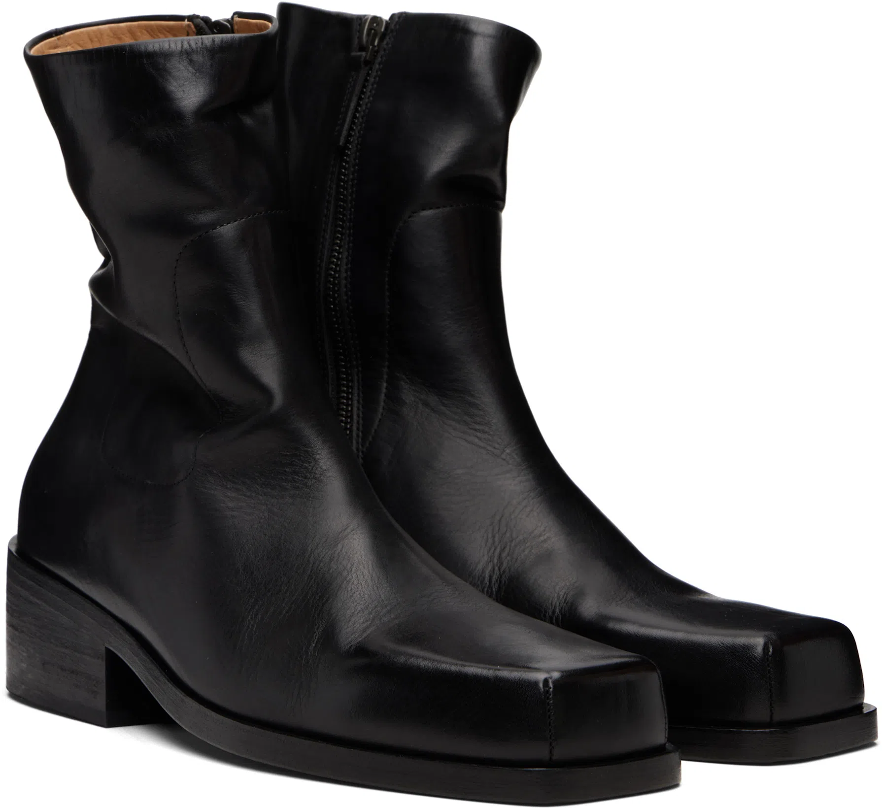 RICK OWENS Concordians Zipped Hoodie In Black