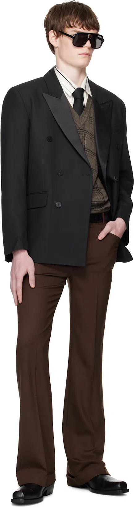 VERSACE Black Luciano Boots In 1b00e-black-rutheniu