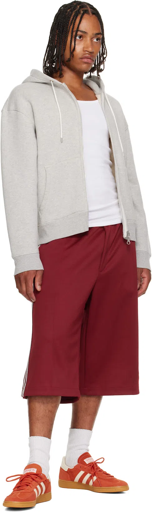 OUR LEGACY Hooded Grey Organic Cotton Sweatshirt In Gray