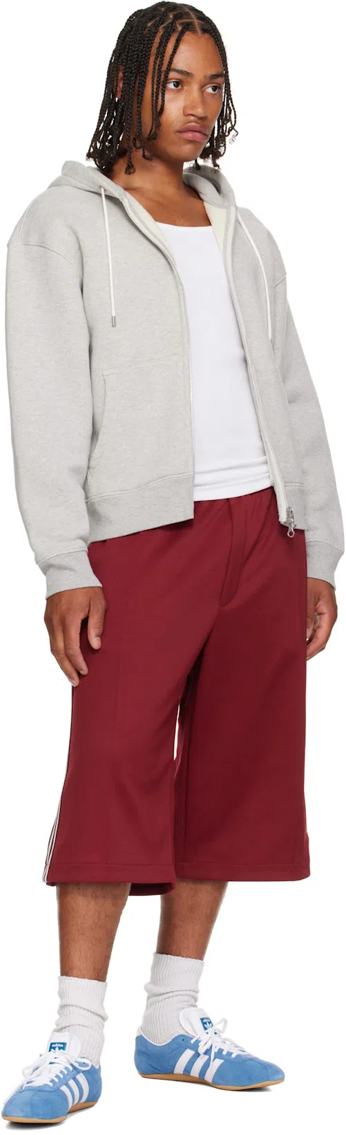 OUR LEGACY Hooded Grey Organic Cotton Sweatshirt In Gray