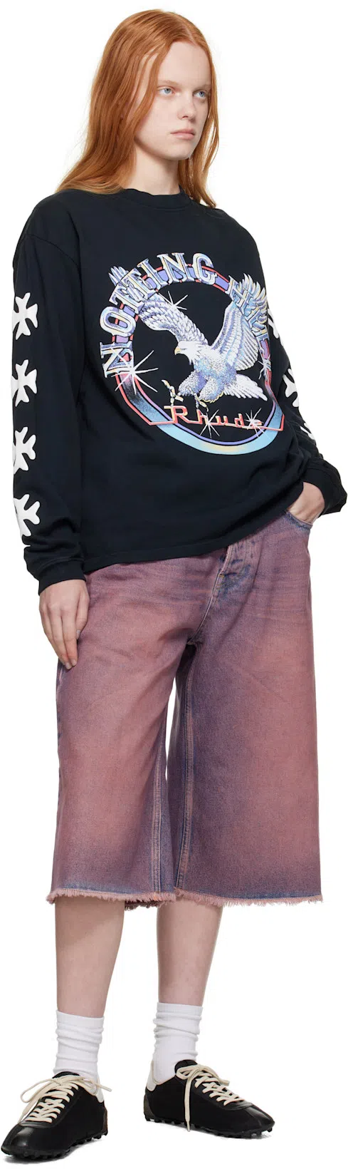 MAISON MARGIELA Sprinter Leather And Suede-trimmed Twill Sneakers In Black