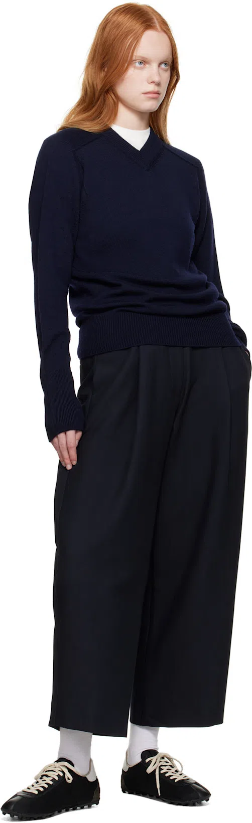 MAISON MARGIELA Sprinter Leather And Suede-trimmed Twill Sneakers In Black