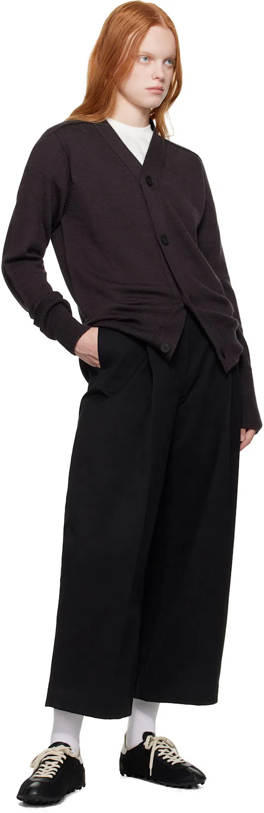 MAISON MARGIELA Sprinter Leather And Suede-trimmed Twill Sneakers In Black