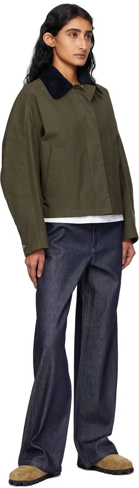 APC A.p.c. "becca" Jacket In Green