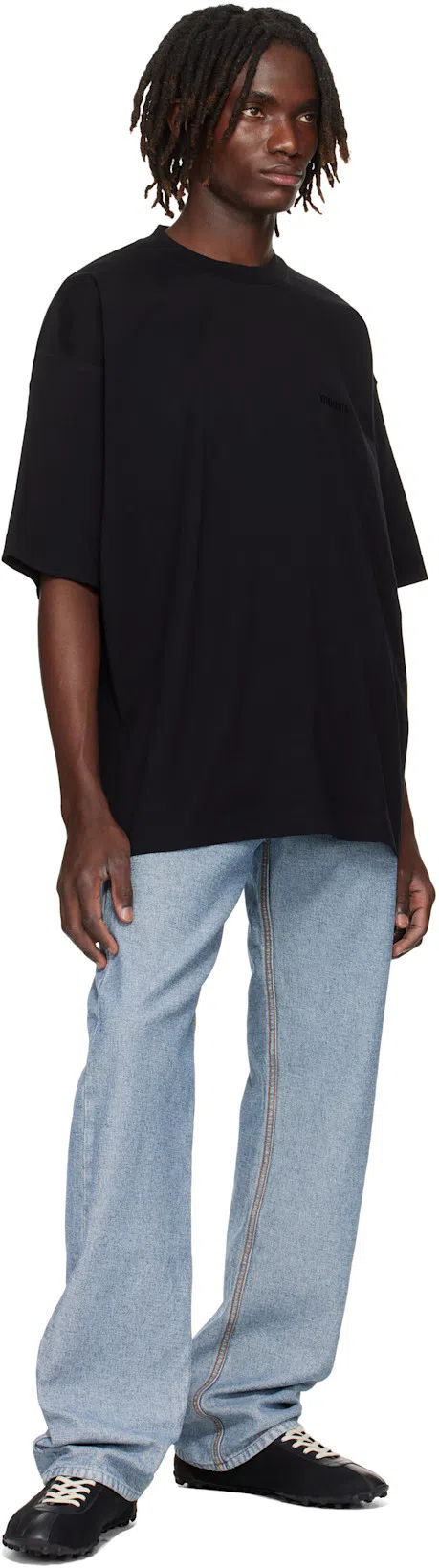 MAISON MARGIELA Sprinters Low Top Cotton Blend Sneakers In Black