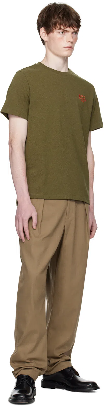 APC A.p.c. Green T-shirts & Vests - T-shirts Men