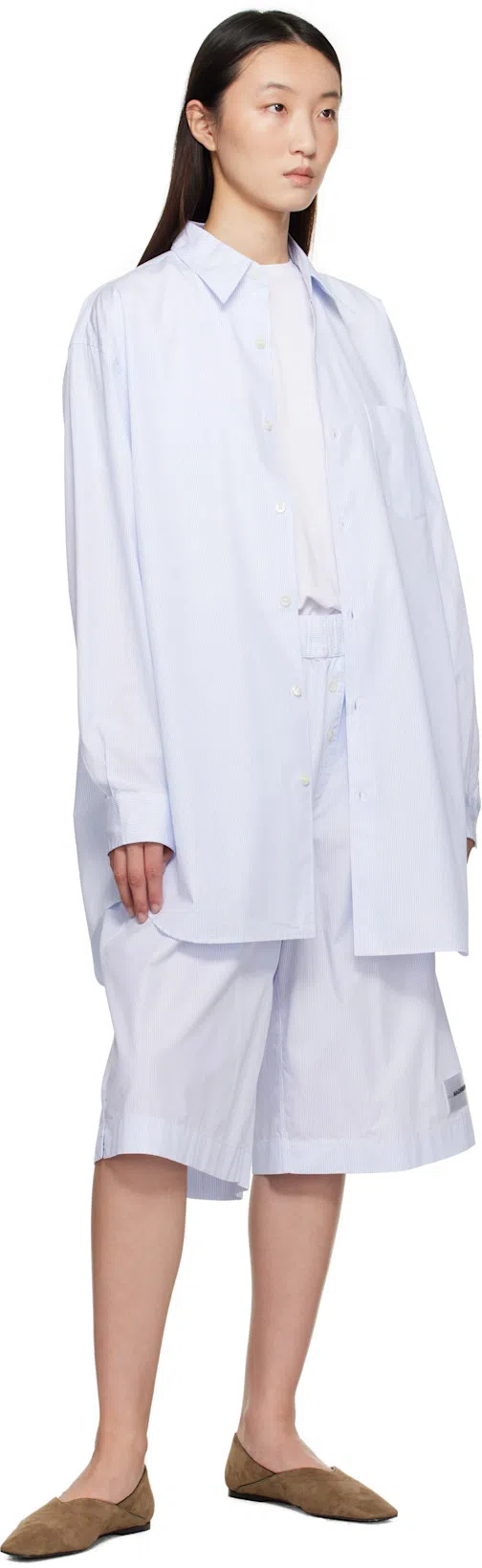 TOTÊME Suede Everyday Ballet Flats In Neutral