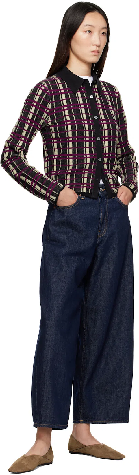 TOTÊME Suede Everyday Ballet Flats In Neutral