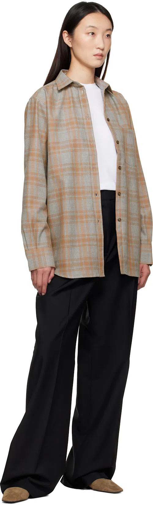 TOTÊME Suede Everyday Ballet Flats In Neutral