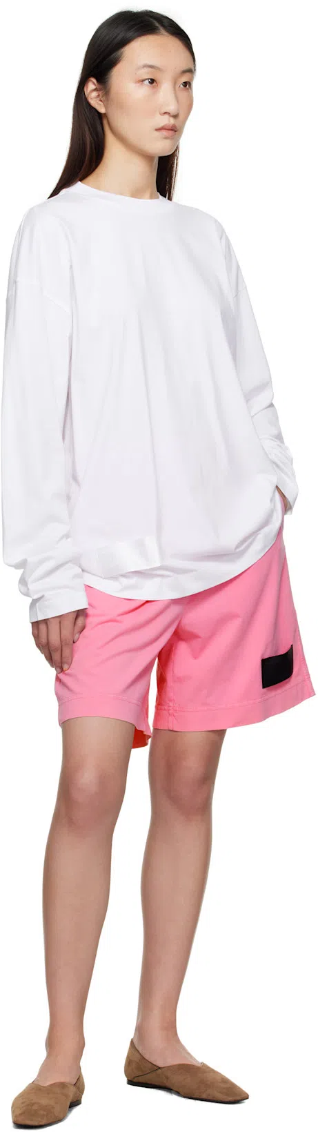 TOTÊME Suede Everyday Ballet Flats In Neutral