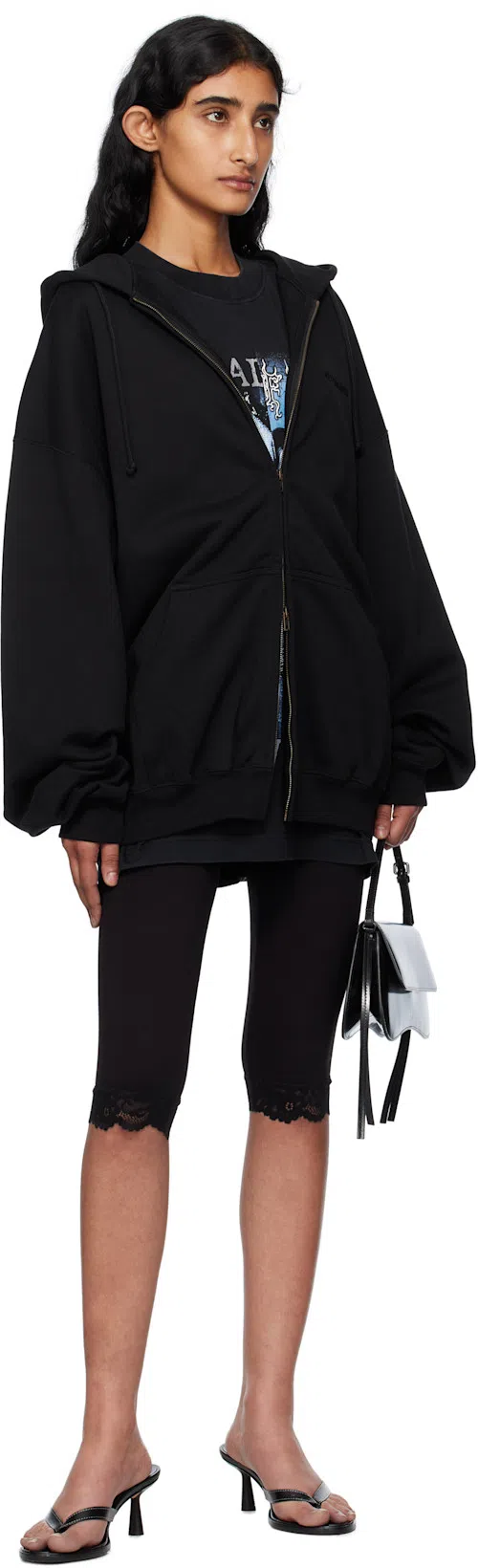 AEYDE Daphne Leather Pointed-toe High-heeled Sandals In Black