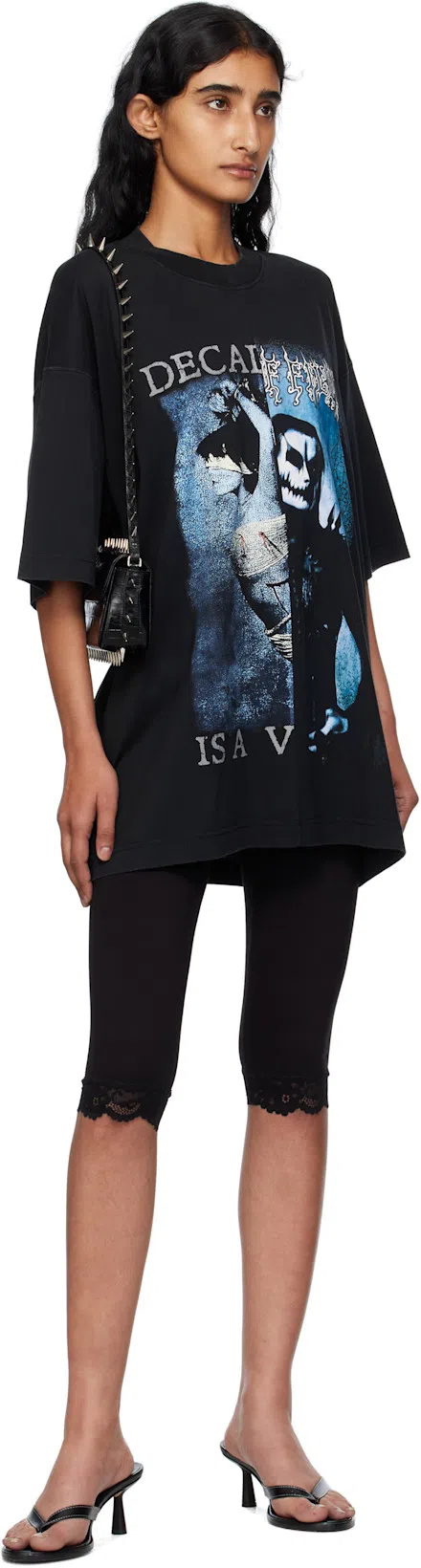 AEYDE Daphne Leather Pointed-toe High-heeled Sandals In Black