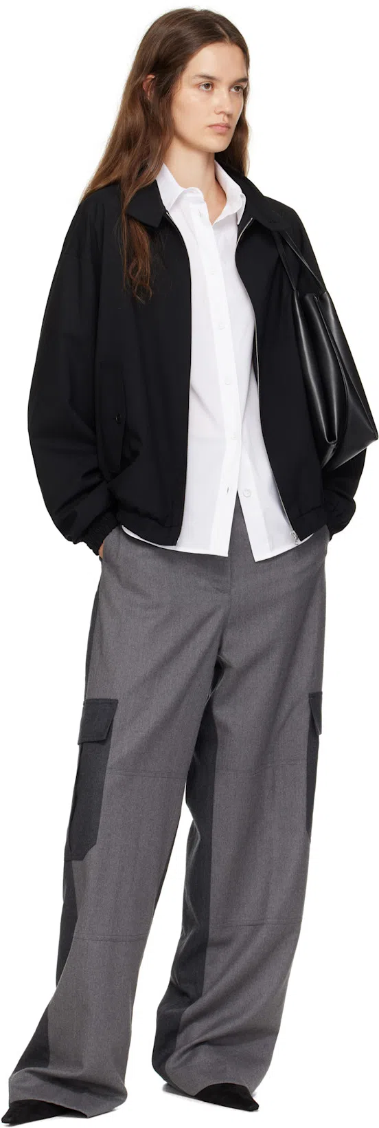 KHAITE Dallas Leather Ankle Boots In Black