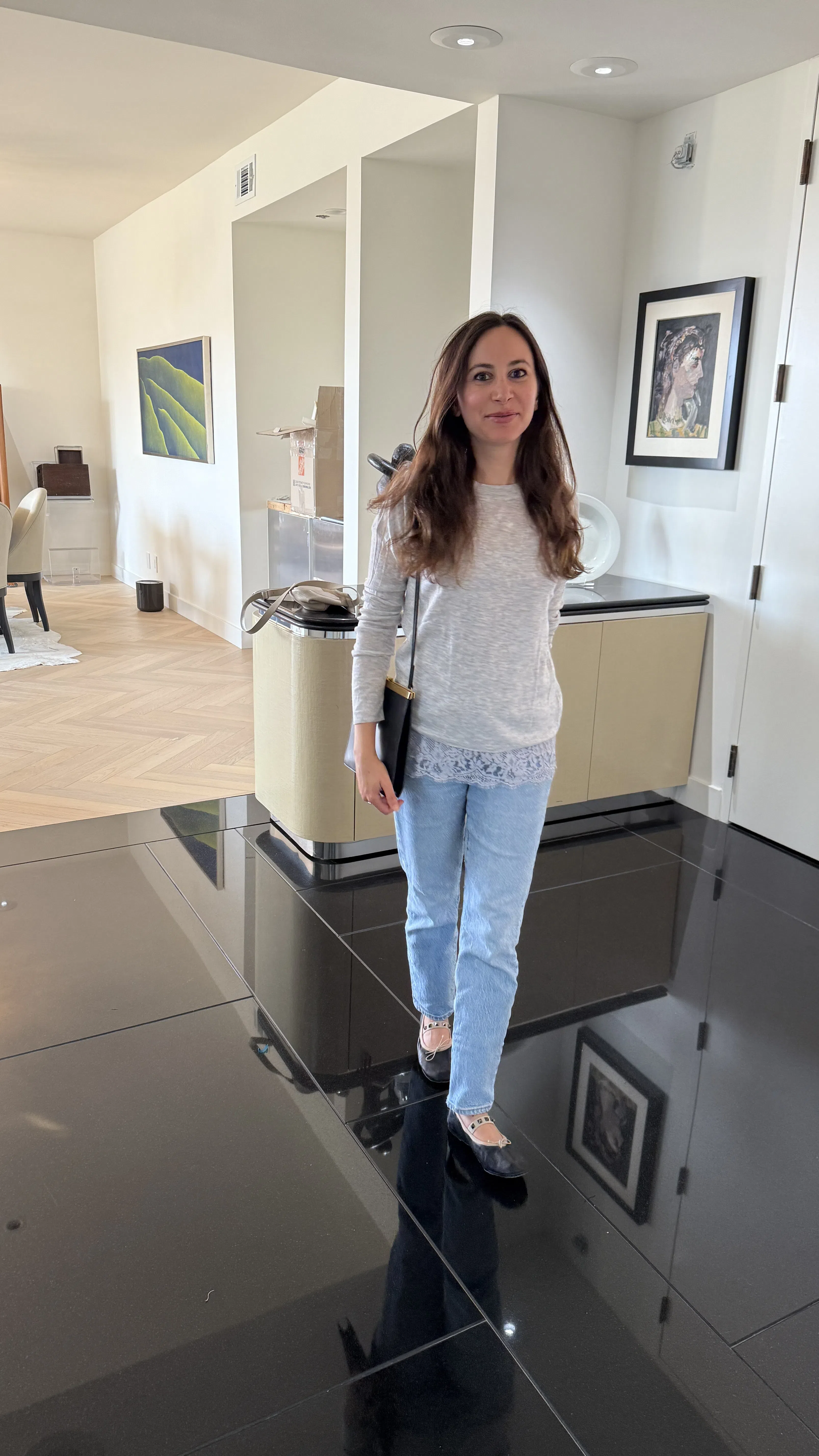 VALENTINO GARAVANI Vlogo Ruched Ballerina Shoes In Black