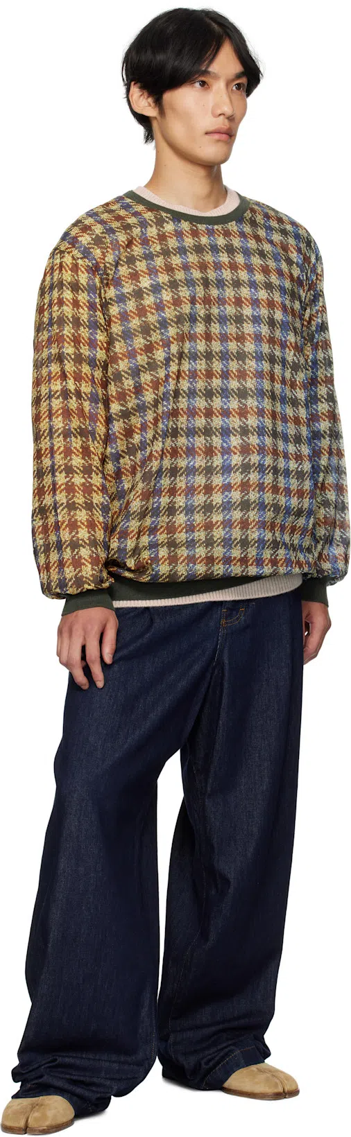 MAISON MARGIELA Smooth Leather Loafers With Split-toe Design In Black