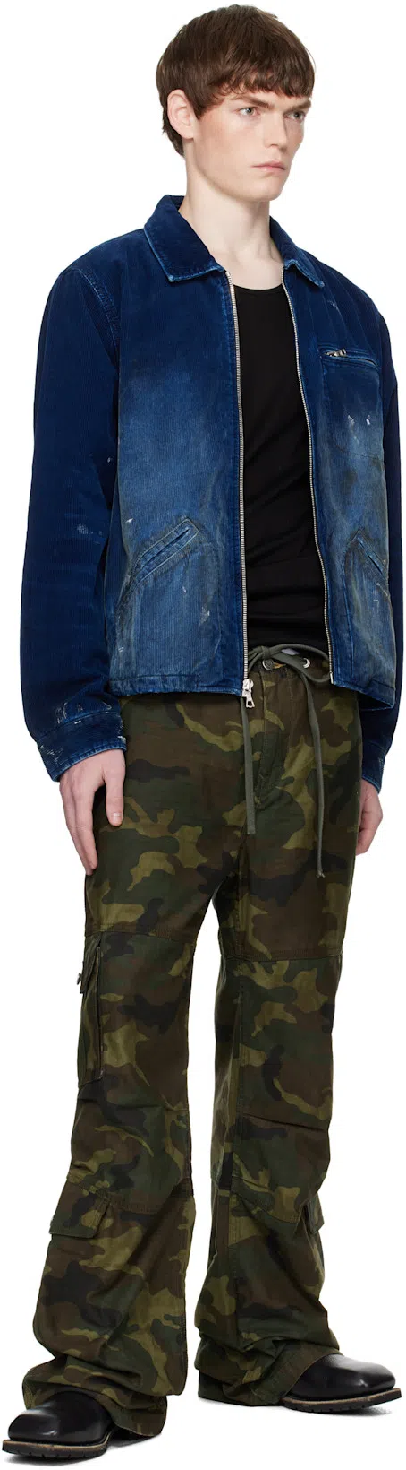 OUR LEGACY Black Leather Ankle Boots With Vintage Sole