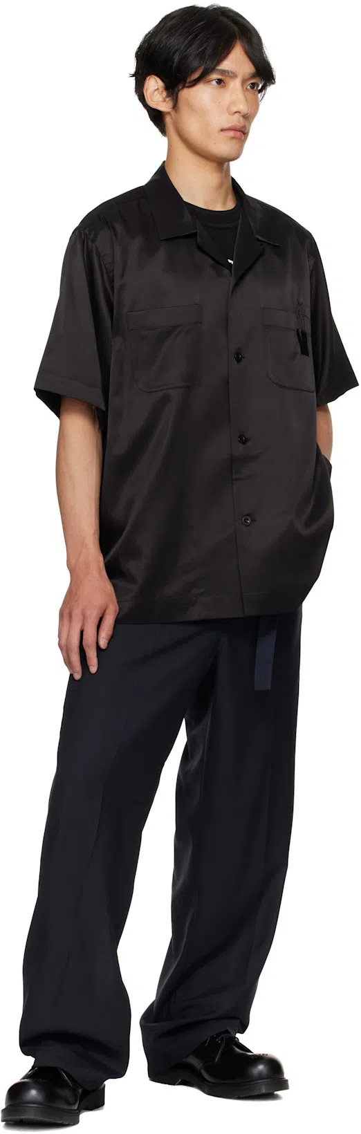 DR. MARTENS Man Lace-up Shoes Black Size 7.5 Leather