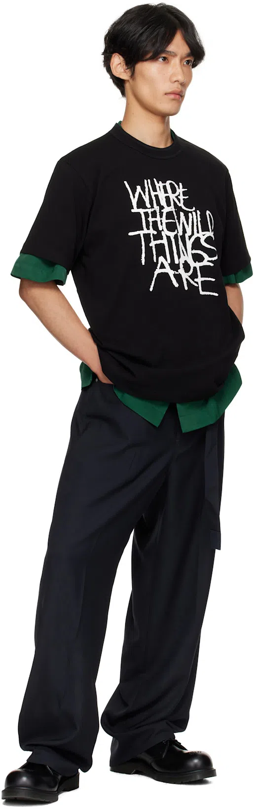 DR. MARTENS Man Lace-up Shoes Black Size 7.5 Leather