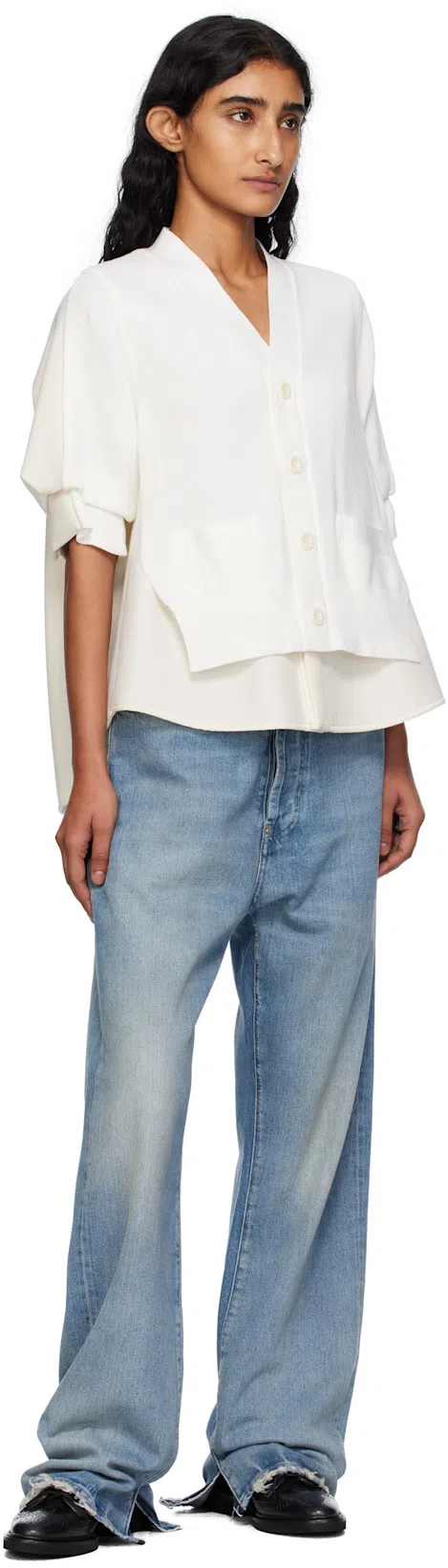 MAISON MARGIELA Blue 5 Pockets Jeans In 961 Iight Blue