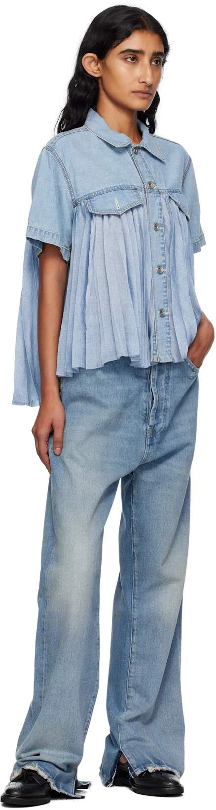 MAISON MARGIELA Blue 5 Pockets Jeans In 961 Iight Blue