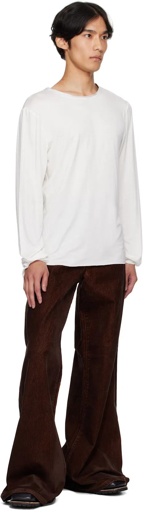 OUR LEGACY Black Leather Ankle Boots With Vintage Sole