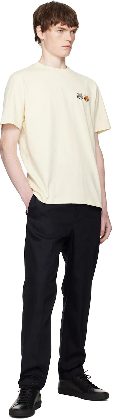 COMMON PROJECTS Round Toe Low Top Sneakers With Flat Sole In Multi