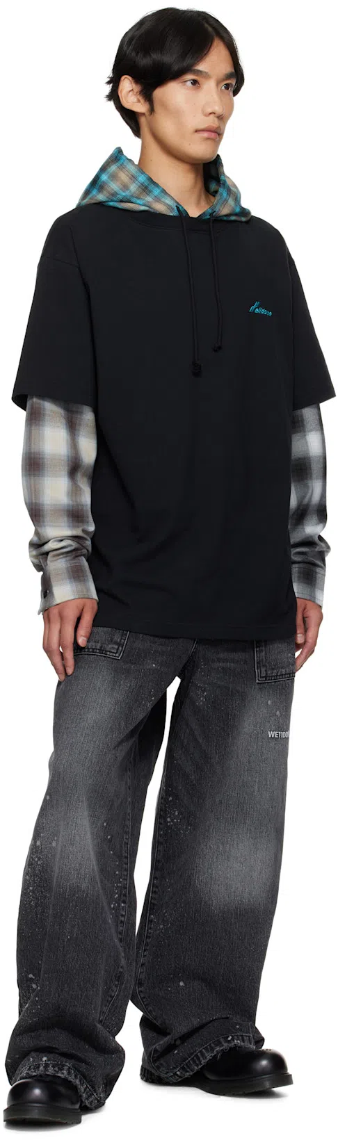 DR. MARTENS Man Lace-up Shoes Black Size 7.5 Leather