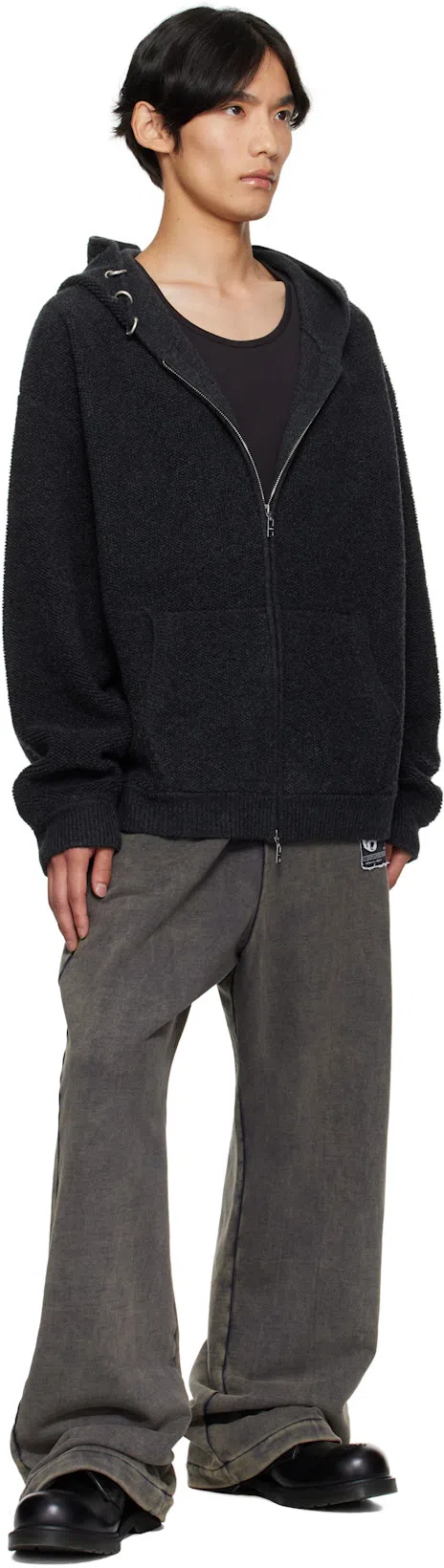 DR. MARTENS Man Lace-up Shoes Black Size 7.5 Leather