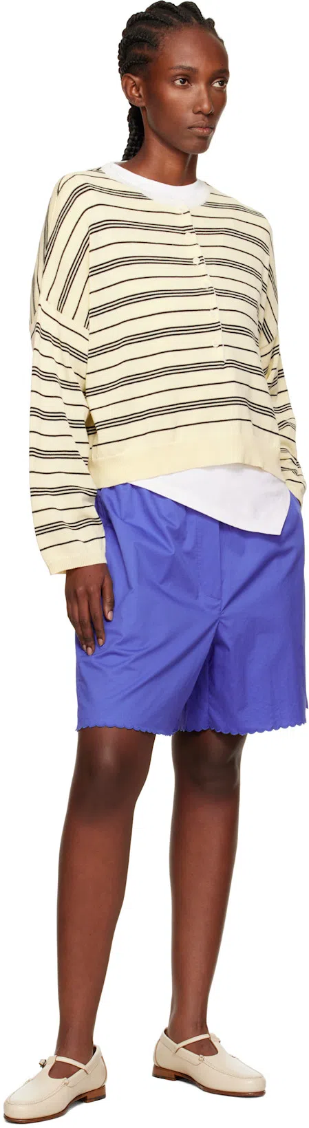 ROHE Re-invented Twisted T-shirt Optic White