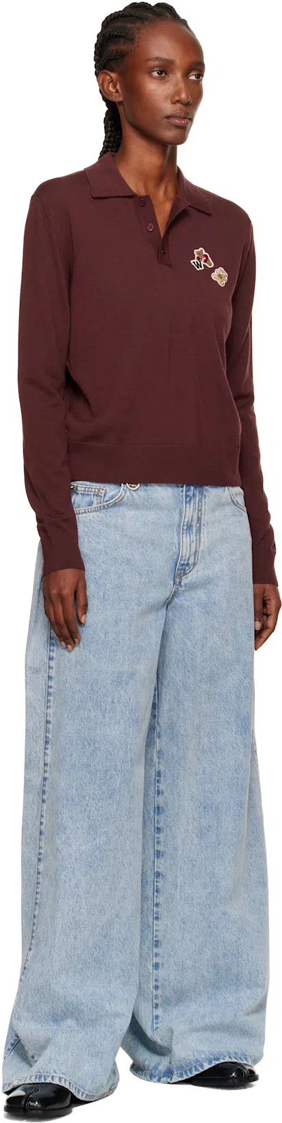 MAISON MARGIELA Lace-up Derbies In Black Leather In Animal Print