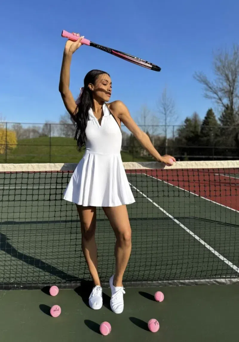 Tennis Dress from Berlook – similar styles tagged

 #stylegoals #retrorevival #checkmodesensbeforeyoubuy #sustainablefashion #findwithmodesens #whitedress  | Wearing: Brunello Cucinelli Tennis Zip-front Flare Mini Dress In White; Lululemon Lightweight Tennis Dress; Sweaty Betty Racket Tennis Dress In White